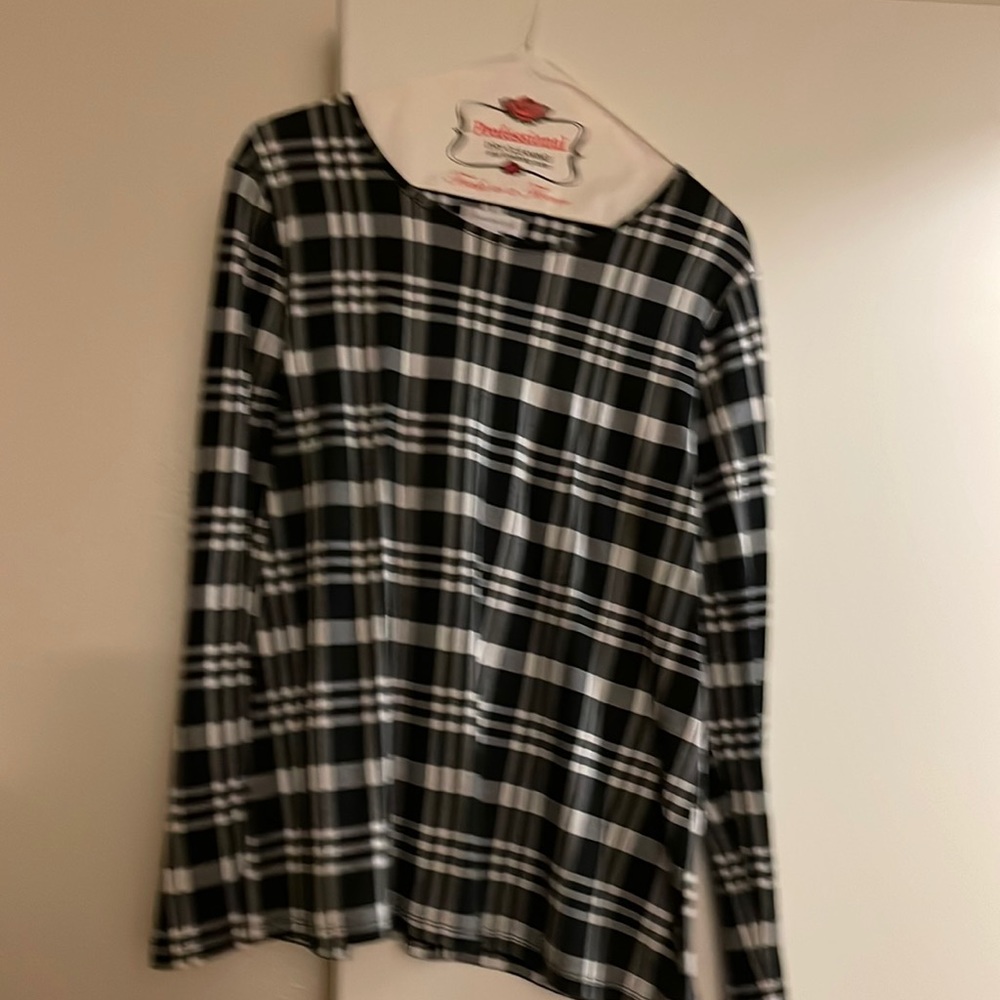 Cotton checkered top